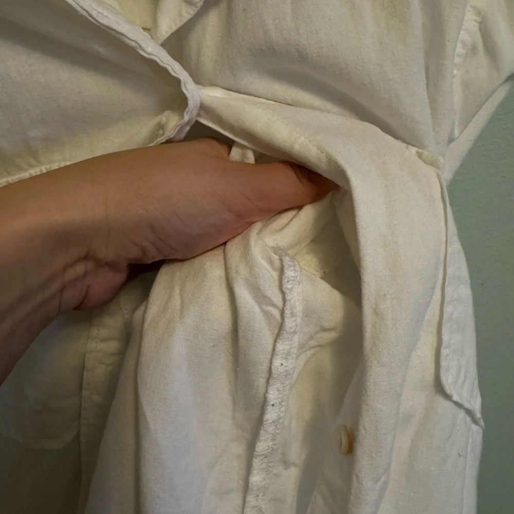 Aerie Classic White Shirt - Picture 7 of 9